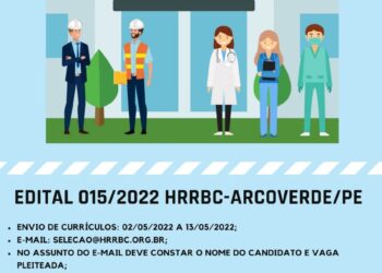 Hospital Regional Ruy de Barros Correia (HRRBC), em Arcoverde, abre novo processo seletivo