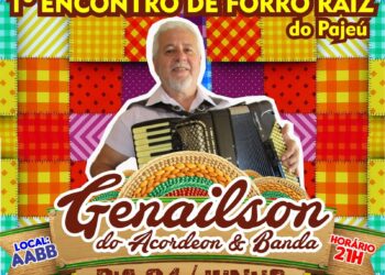 Genailson do Acordeon é a segunda atração confirmada no 1° Encontro de Forró Raiz do Pajeú