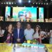 Em Tuparetama, data oficial da cidade é celebrada com encontro de bandas, exposição, sorteios e apresentação da Banda de Música da Polícia Militar. Maquete do bolo feita pelo artista afogadense Luciano Pires.