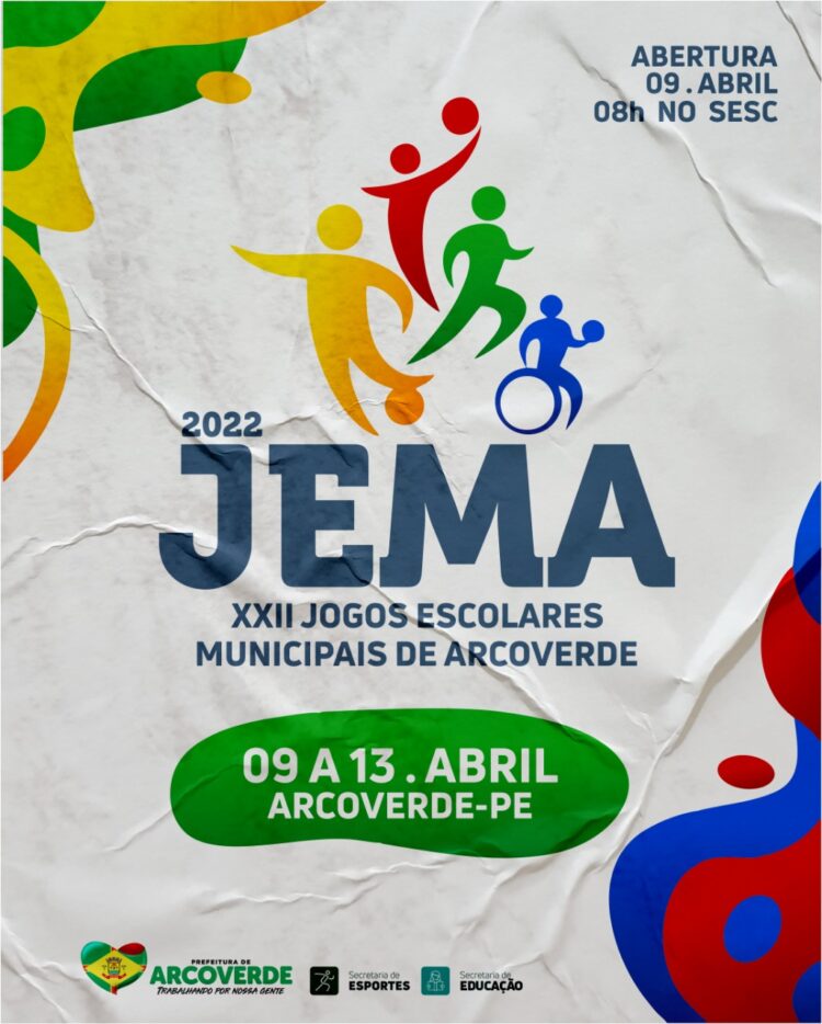 Prefeitura de Arcoverde vai promover a 22ª edição dos Jogos Escolares Municipais de Arcoverde – JEMA 2022