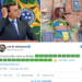 Bolsonaro ironiza e compartilha post de Anitta sobre a bandeira nacional