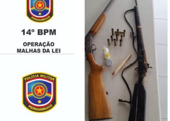 Homem é detido após exibir armas na zona rural de Serra Talhada