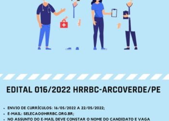 Hospital Regional Ruy de Barros Correia, em Arcoverde, abre vagas para cadastro de reserva
