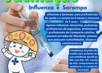 Arcoverde avança na vacinação contra Influenza e Sarampo para novos grupos, a partir desta terça-feira (03)