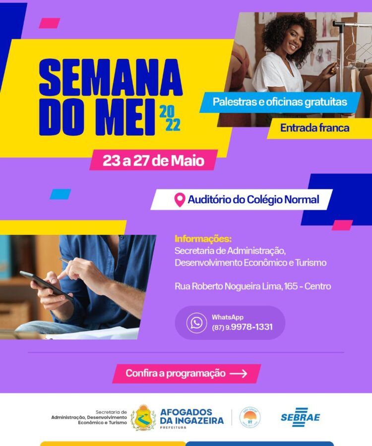Prefeitura e SEBRAE promovem semana do MEI em Afogados