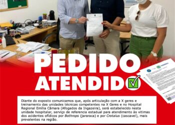 Paulo Jucá consegue a disponibilização de soro antiofídico (picada de cobras), para os hospitais da X-Geres