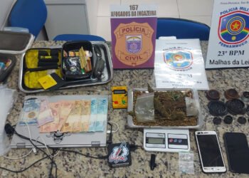 Jovem preso por tráfico de drogas em Afogados da Ingazeira