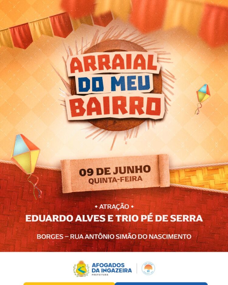 Prefeitura de Afogados divulga programação do Arraial dos Bairros