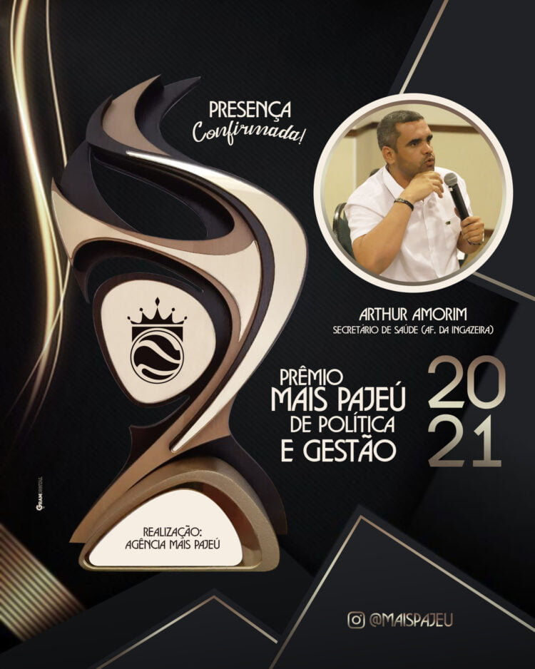 Artur Amorim confirma participação no maior prêmio de política e gestão da região