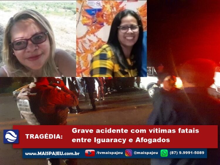 TRAGÉDIA: choque entre veículos deixa pelo menos duas vítimas fatais na PE 292, em Iguaracy. Umas das vítimas residia em Afogados.