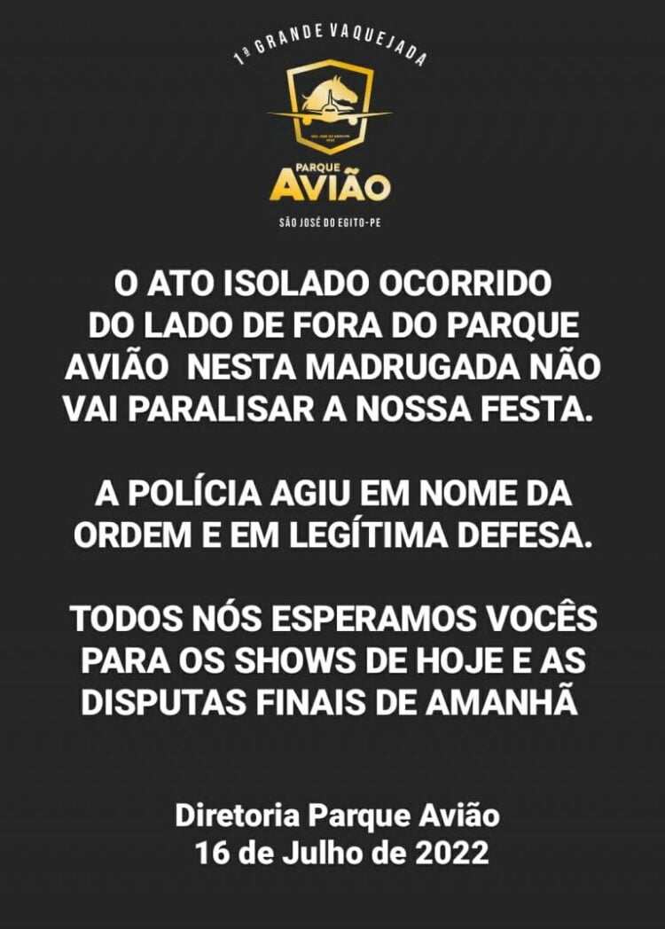 SJEG: vaquejada do Parque Avião tem sequência, diz organização