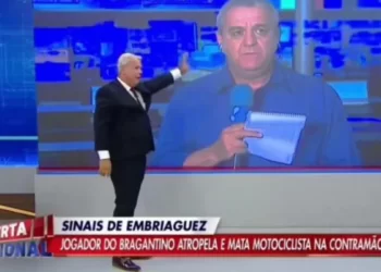 Treta ao vivo: Sikêra tira do ar repórter que defendia zagueiro Renan, envolvido em um acidente que provocou a morte de um motociclista