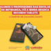 Alunos da rede municipal de ensino de Carnaíba que tiveram bons resultados no Conectando receberão os tablets a partir desta quinta-feira, 14