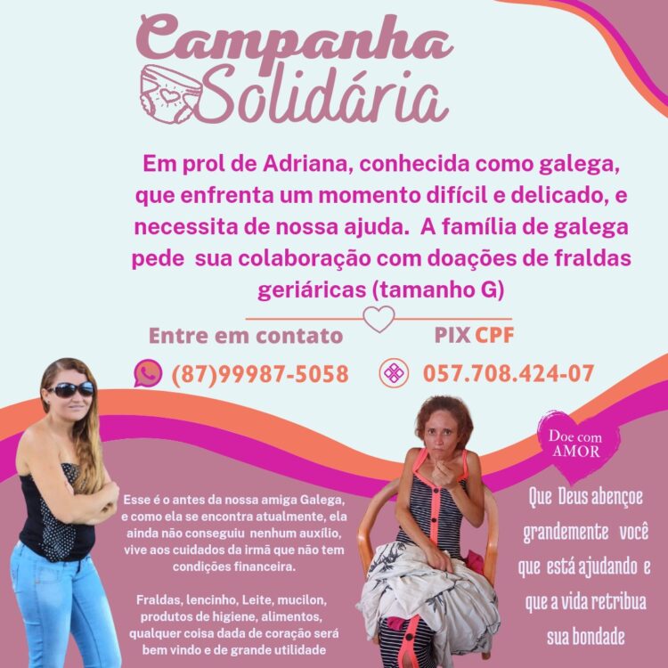 Carnaibana com grave doença precisa de sua ajuda