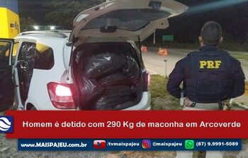 Homem é detido com 290 Kg de maconha em Arcoverde