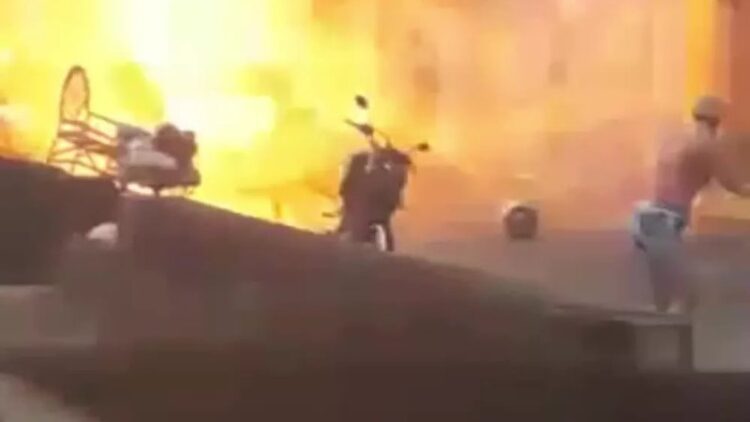 Imagens fortes: em Recife, explosão após vazamento de gás deixa feridos; roupa de uma das vítimas derreteu