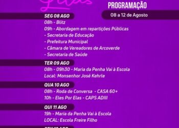 Secretaria da Mulher promove ações voltadas ao ‘Agosto Lilás’ em Arcoverde