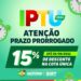 Arcoverde prorroga prazo para pagamento da parcela única do IPTU 2022