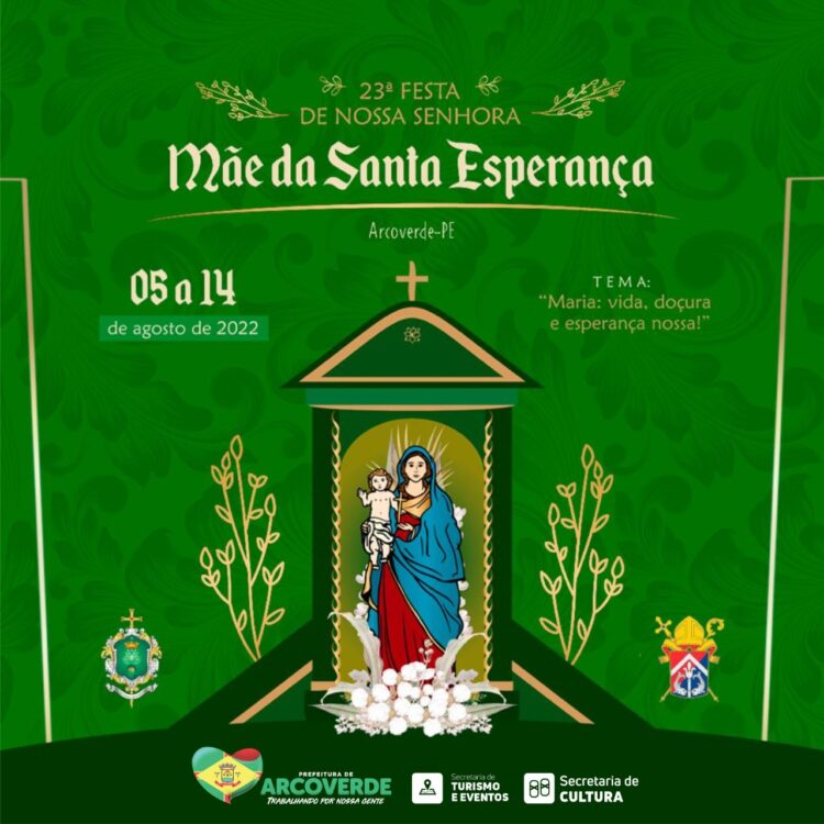 Arcoverde vai celebrar a 23ª Festa de Nossa Senhora Mãe da Santa Esperança