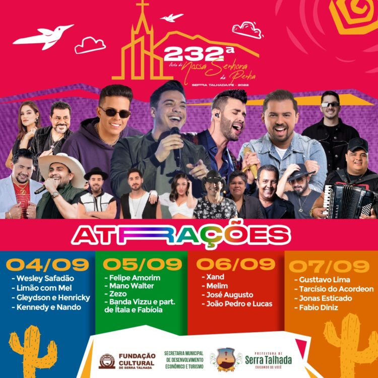 Serra Talhada divulga programação da Festa de Setembro 2022