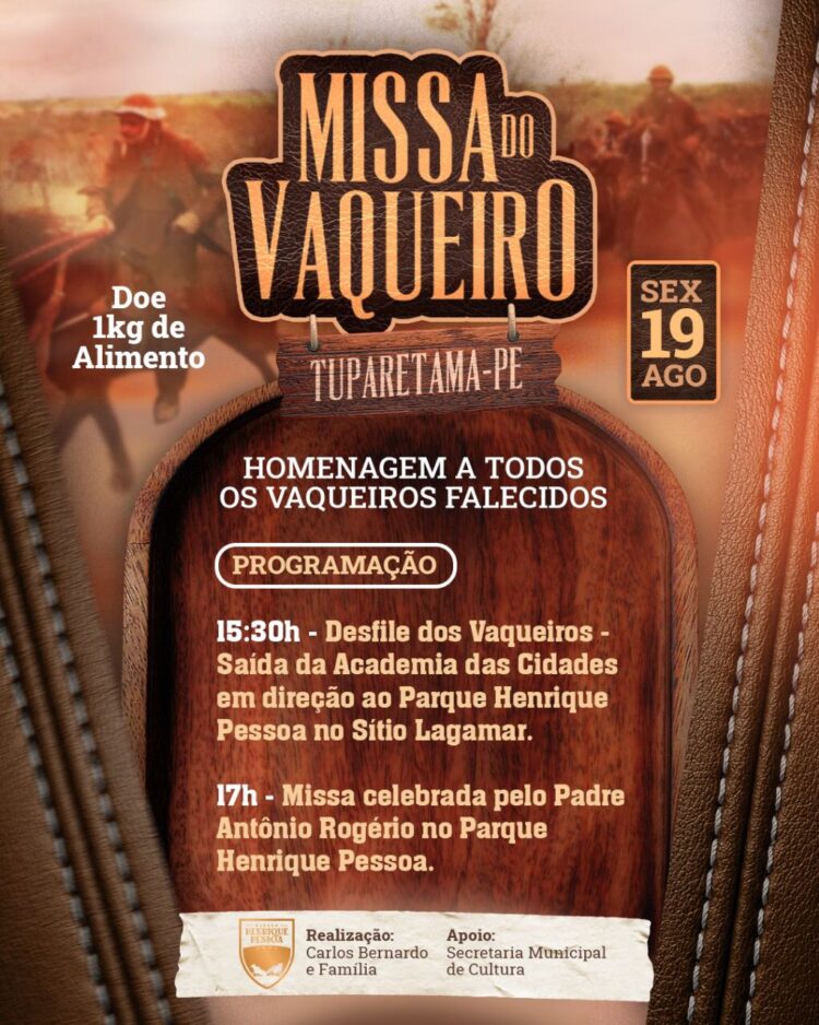 Tuparetama realiza tradicional Missa do Vaqueiro e desfile pelas ruas da cidade