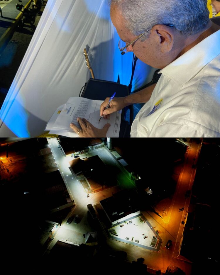 Sávio Torres inaugura obras que deram uma nova cara ao Bairro São João e assina ordens de serviços