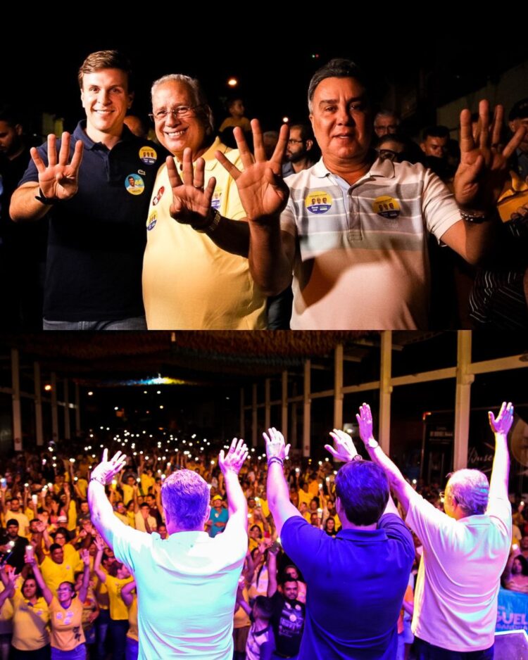 Em Tuparetama, multidão recebe Miguel Coelho no maior comício da campanha no Pajeú