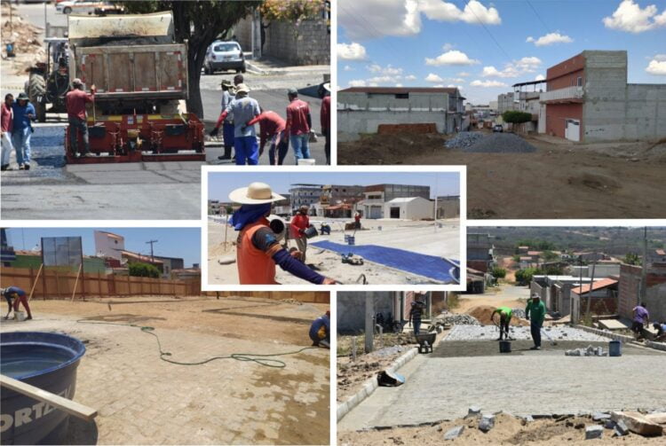 Obras continuam a todo vapor em São José do Egito