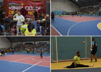Dr. Eclériston Ramos participou da abertura da Copa Carreiro de Futsal 2022 em SJE