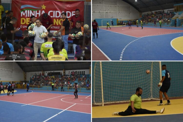 Dr. Eclériston Ramos participou da abertura da Copa Carreiro de Futsal 2022 em SJE