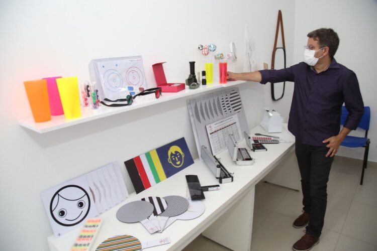 Sandrinho entregou à população espaços de reabilitação visual e orientação e mobilidade