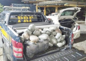 Serra Talhada: Após fuga por 16 Km, casal é detido com 89 kg de maconha