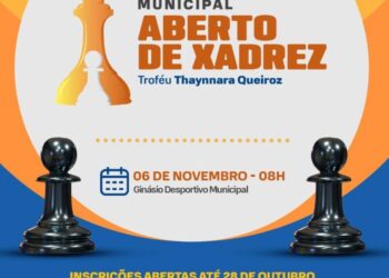 Abertas inscrições para o Campeonato Aberto de Xadrez em Afogados da Ingazeira