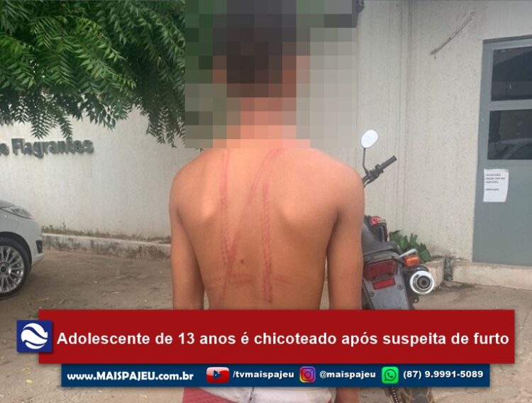 Adolescente de 13 anos é chicoteado após suspeita de furto no Sul do Piauí