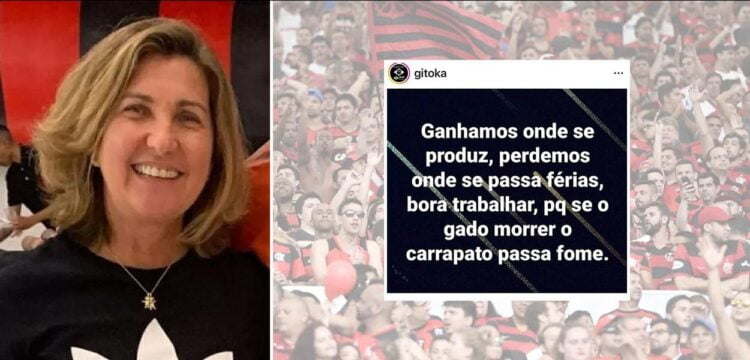 Diretora do Flamengo casada com Landim ataca nordestinos em post sobre eleição