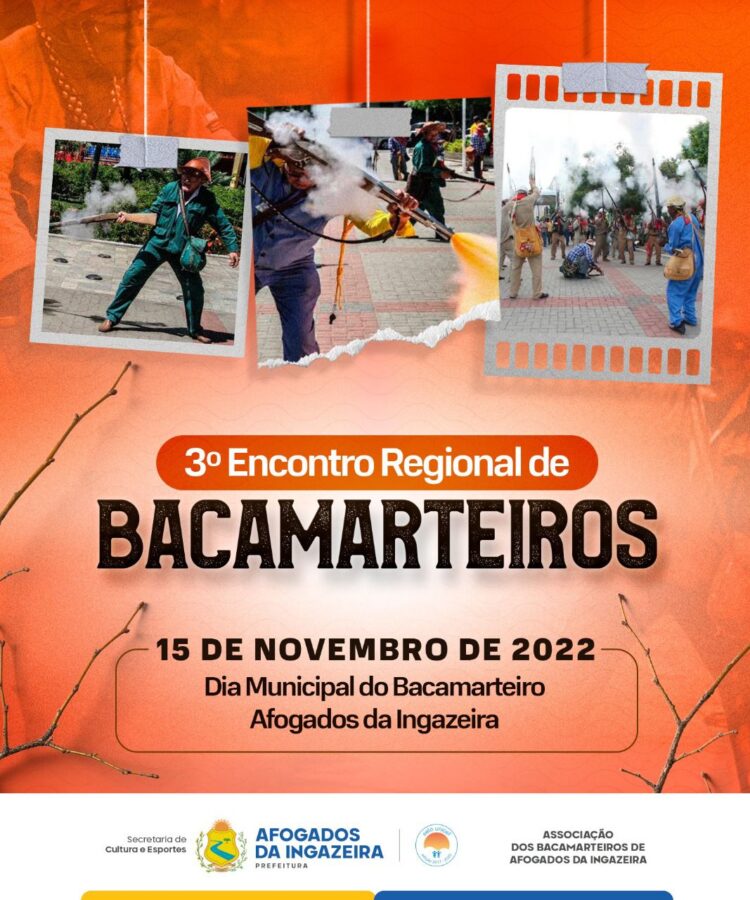 Afogados sedia, nesta terça (15), 3º. Encontro Regional de Bacamarteiros