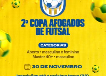 Secretaria de cultura e esportes abre inscrições para segunda Copa Afogados de Futsal