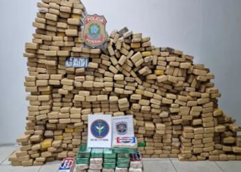 Em PE, na hora do jogo do Brasil: Homens são presos com mais de 500 quilos de maconha e crack em caminhão de mudança