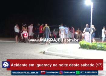 Motos colidem na noite deste sábado (17), em Iguaracy