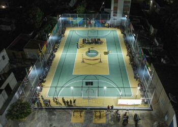 Itapetim se consolida como uma das melhores gestões esportivas da região, e mais um equipamento é inaugurado e pasmem com jogos de basquete
