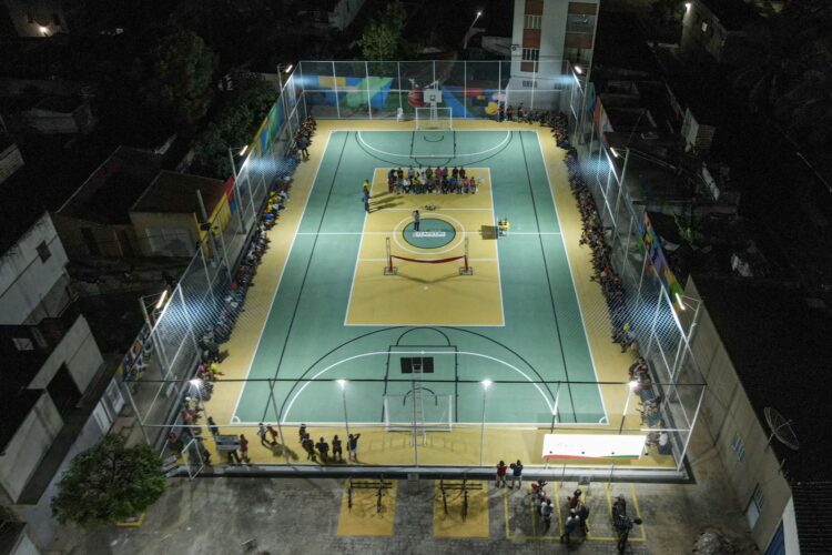 Itapetim se consolida como uma das melhores gestões esportivas da região, e mais um equipamento é inaugurado e pasmem com jogos de basquete