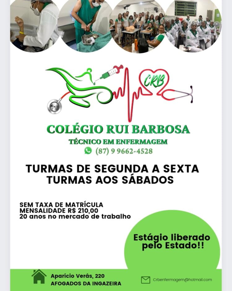 Colégio Rui Barbosa abre matrículas para novas turmas em 2023