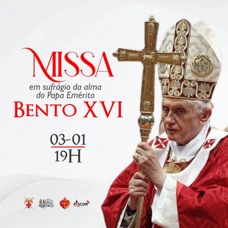 Dom Egídio Bisol irá celebrar missa em sufrágio da alma do papa Bento XVI nesta terça (03)
