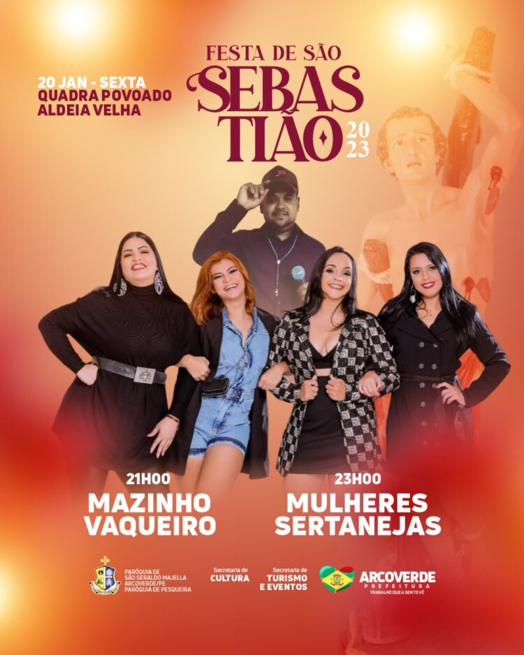 Arcoverde: Confira programação da Festa de São Sebastião, no Povoado de Aldeia Velha