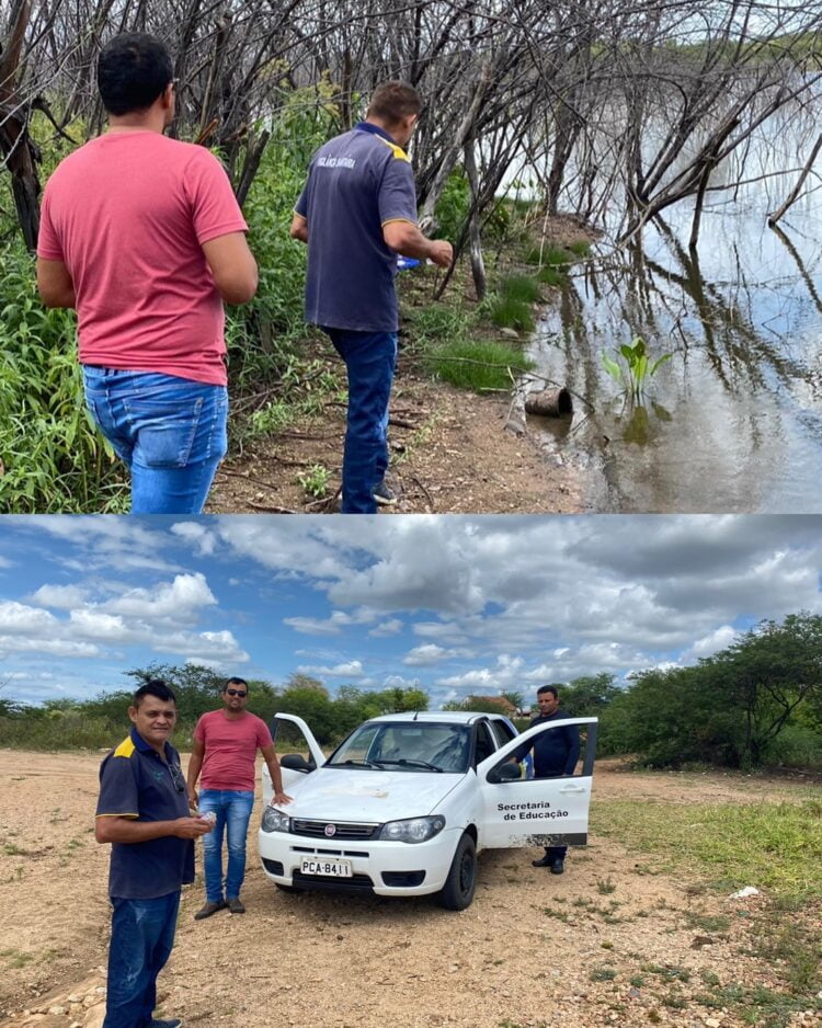 Saúde de Tuparetama monitora qualidade da água do açude Bom Jesus