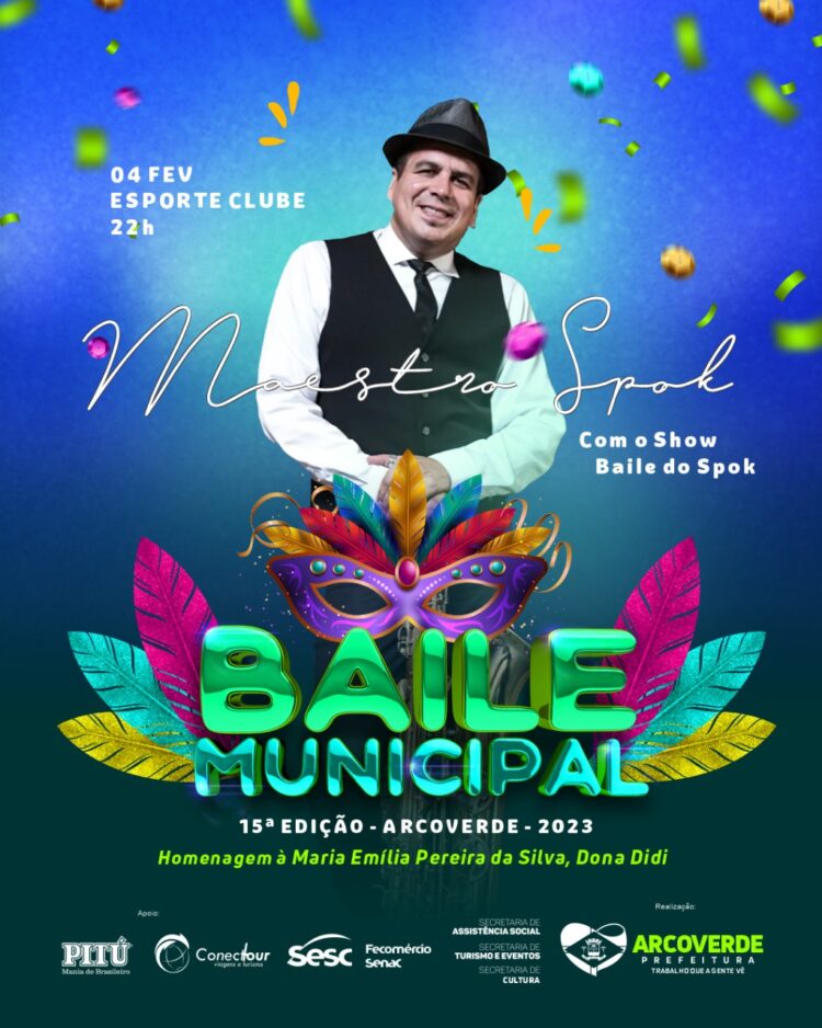 Spok será a segunda grande atração que irá comandar o 15° Baile Municipal de Arcoverde