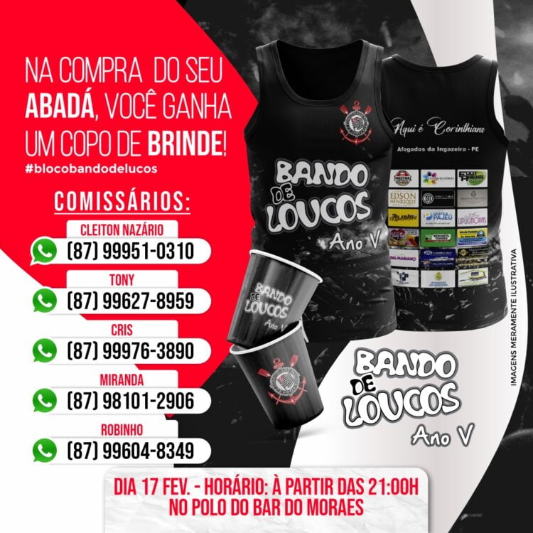 Bando de Loucos vai abrir o carnaval afogadense