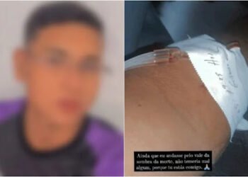 Jovem é atingido por um raio dentro de casa e fica desacordado