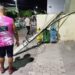 Em Afogados da Ingazeira, trio elétrico do Arerê derruba poste ao lado dos Correios por pouco não pega nos foliões