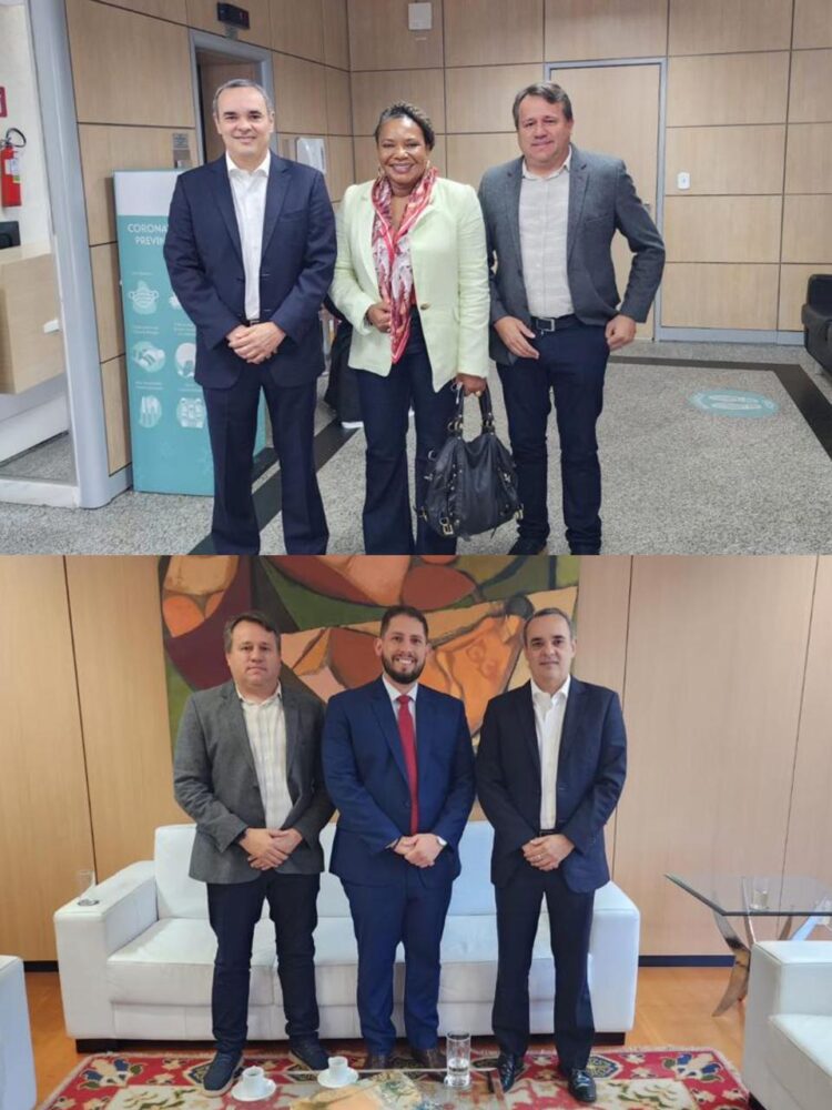 Ecleriston Ramos e Henrique Marinho estiveram com a Ministra da Cultura Margareth Menezes